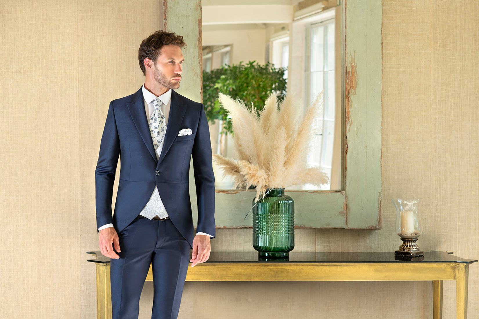 Trajes de ceremonia de la marca ENZO ROMANO en Verdú Ceremonia, Especialistas en trajes de boda y complementos para hombre en Valdepeñas, Ciudad Real